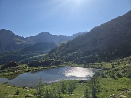 Photo de Francesca Semeraro le long du parcours