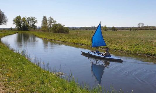 Boot auf der Milde