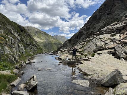 Photo de Rico Vincenz le long du parcours