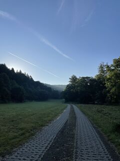 Foto von Csenger Reichardt entlang der Tour