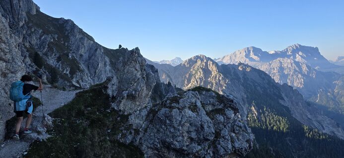 Photo de Franz Frenner le long du parcours