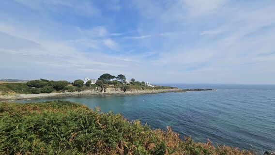 Photo de Astrid Herold le long du parcours
