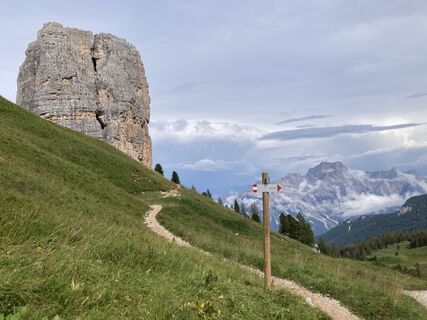 Foto von Marilena Locatelli entlang der Tour