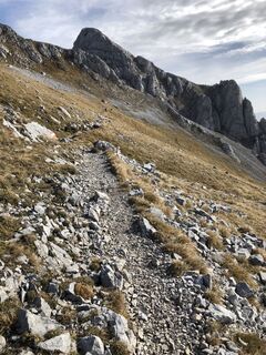 Photo de Helmut Meyer le long du parcours
