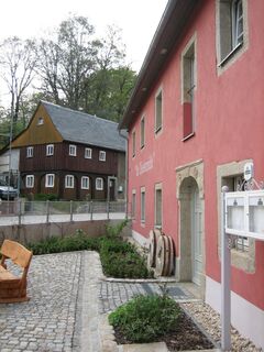 Gaststätte Alte Wassermühle Obergurig mit Ausstellung und Biergarten