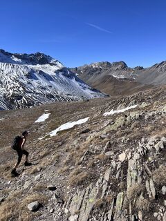 Zdjęcie z Lars Fluetsch wzdłuż trasy