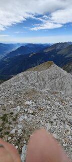 Photo de Daniele Spezia le long du parcours