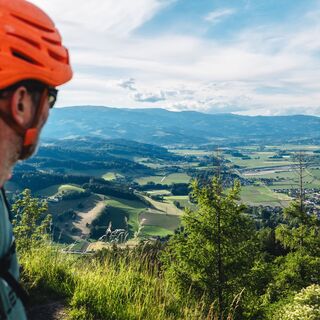 Blick auf St. Paul - Kletterfelsen