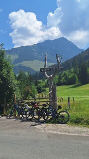 Foto von Susi Puhl entlang der Tour
