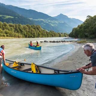 Das Kanu - ideal für Familien...