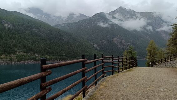 Foto von Maurizio Dell'acqua entlang der Tour