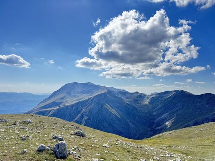 Photo de Matteo Baiocco le long du parcours