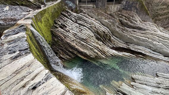 Zdjęcie z Marco Musio wzdłuż trasy