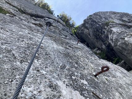 Photo de Christian Spielmann le long du parcours