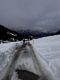 Foto de Markus Ritter a lo largo del recorrido