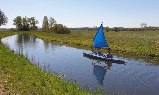 Boot auf der Milde