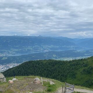 Blick vom Goldeck zum Millstättersee