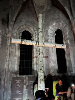 Foto von Bernhard Koller entlang der Tour