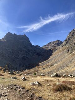 Photo de Viviana Maria Girard le long du parcours