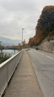 Photo de Kathrin Gusenbauer le long du parcours
