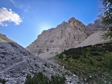Foto de Gianluca Tieghi a lo largo del recorrido
