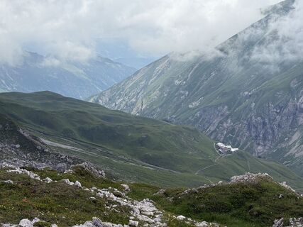 Photo de Norbert Herbig le long du parcours