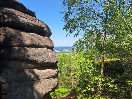 Fotografia z Bellou na trase