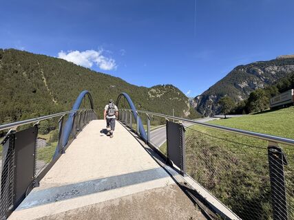 Foto von Susan Liers entlang der Tour
