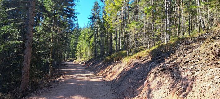 Foto de Markus Linder a lo largo del recorrido