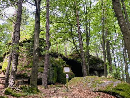 Foto de Friedrich Schlager a lo largo del recorrido