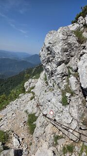 Foto von Klementina Gartner entlang der Tour