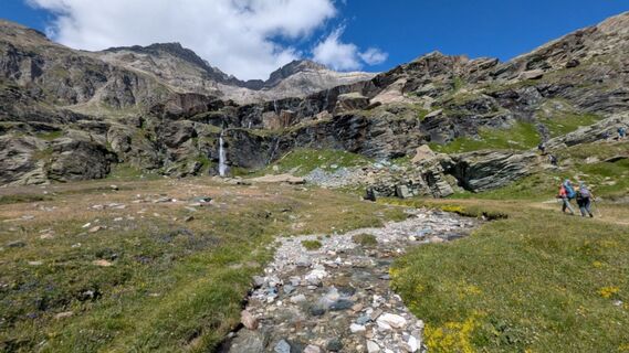 Foto von Richard Schwald entlang der Tour