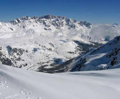 Aussicht Richtung Marmolada