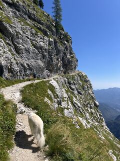 Foto von Eva Železnikar entlang der Tour