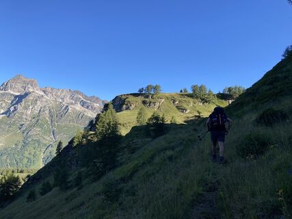 Foto von Mauro Stefanoni entlang der Tour
