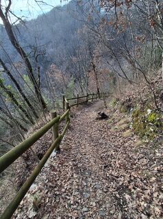 Foto de Marco Pezzuolo a lo largo del recorrido