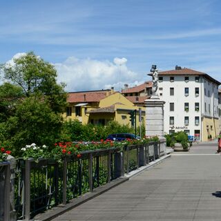 Pordenone - Brücke über den Noncello-Fluss