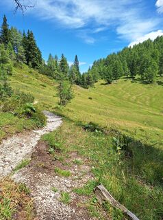 Foto von Dagmar Hofer entlang der Tour
