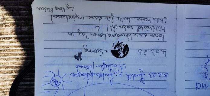 Foto von Klaus Lehner entlang der Tour