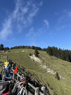 Foto von Heinz Sperl entlang der Tour