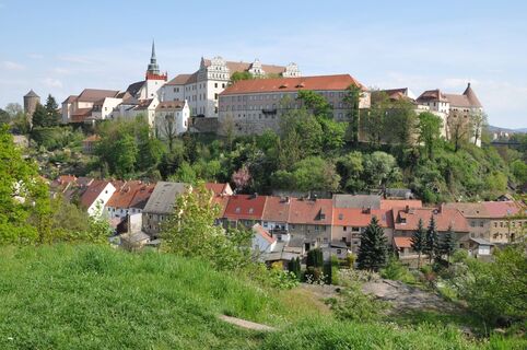 Blick vom Protschenberg auf Bautzens Ortenburg