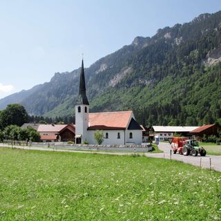 Blick auf Graswang.