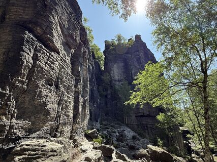 Foto de Norbert Herbig a lo largo del recorrido