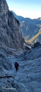 Photo de Mario Libardi le long du parcours