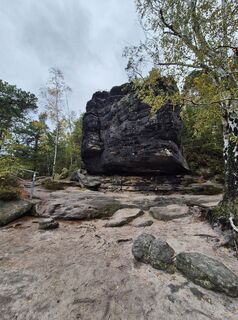 Photo de Pia Berger le long du parcours