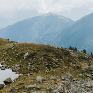 Beim Lago di Oriaccia auf der italienischen Seite