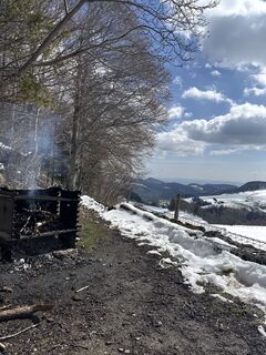 Zdjęcie z Rolf Hügli wzdłuż trasy