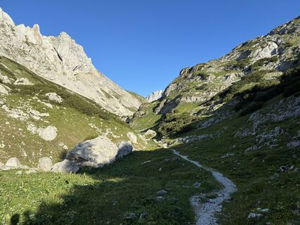 Foto von Luciano entlang der Tour
