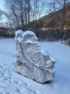 Foto van Dagmar Hofer langs de tour