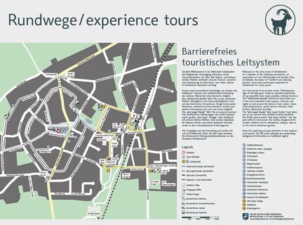 Barrierefreie Rundwege Deidesheim - Übersichtskarte